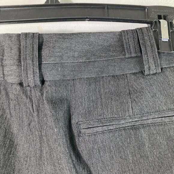 Womens Larry Levine Petite‎ Stretch Pants Black Straight Cuffed 10P NWT - Picture 8 of 10